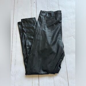 Express Women’s Size M Faux Leather Leggings 80s Rock Bikercore Glam Rock